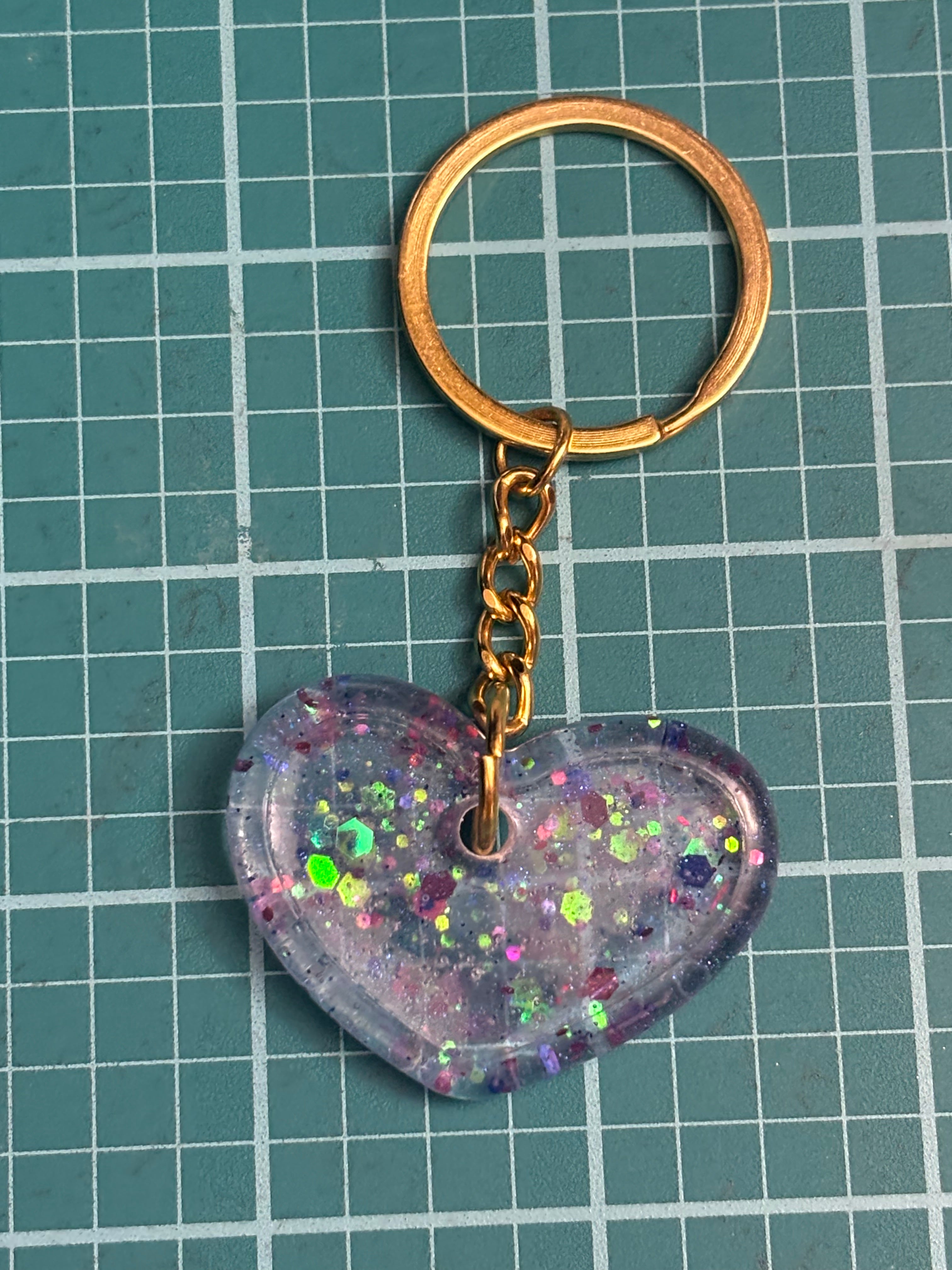 Stardust love keychain