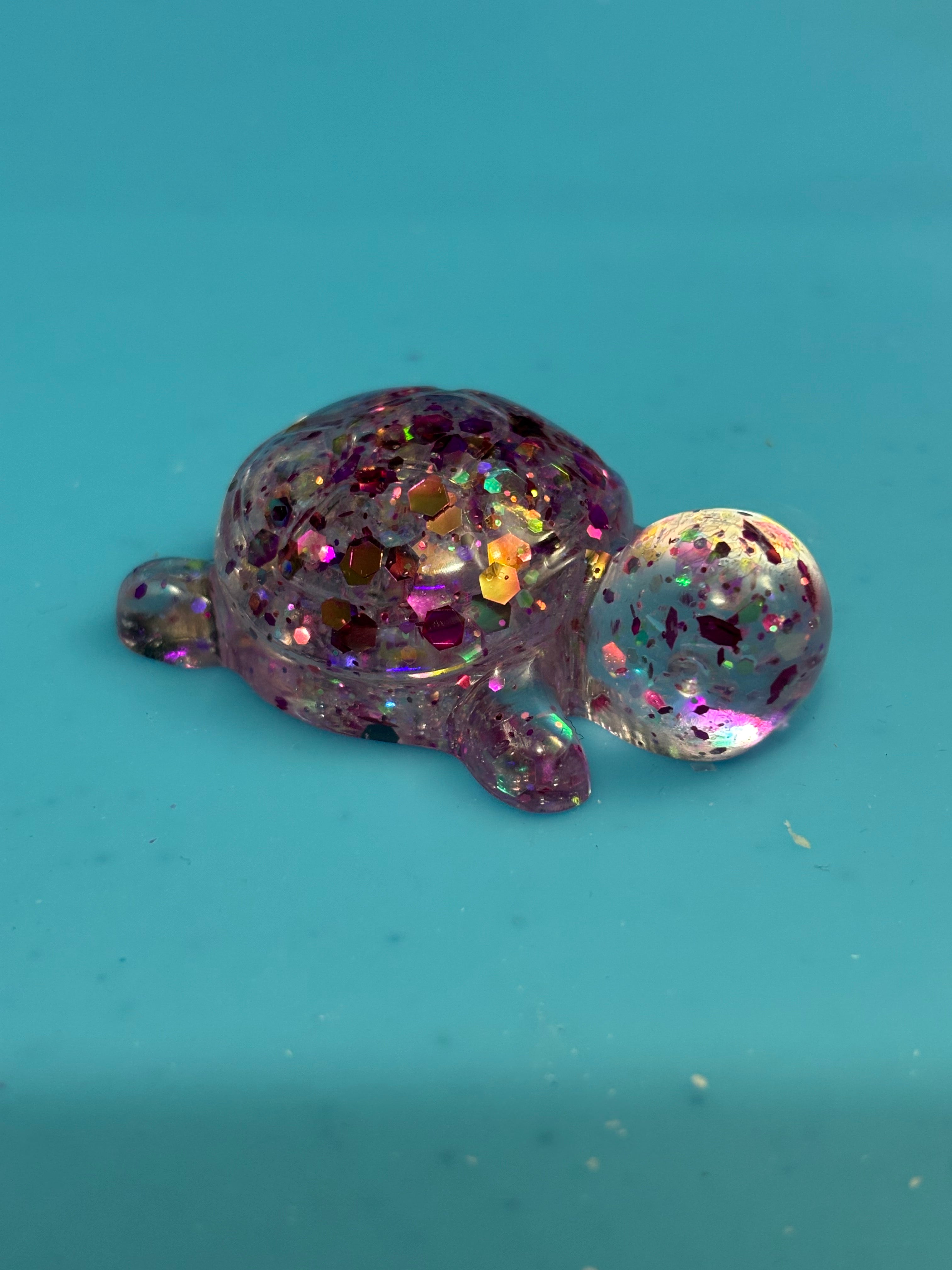 Glitter Turtle figures