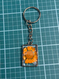 Golden glow keychain